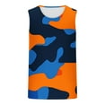 thumbnail image 4 of VBTAPA Mens Cotton Tank Tops Cotton Sleeveless Muscle Gym T Shirts Crew Neck Camouflage Tee Tops Multicolor#21 L, 4 of 5