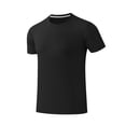 thumbnail image 4 of Ceisia Men's Big & Tall Compression Short Sleeve T Shirt Quick Dry Breathable Athletic Workout Gym Top Black XXXXL Gifts for Father, 4 of 5