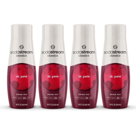 SodaStream Classics Dr. Pete Drink Mix, 14.9fl oz, 4pk