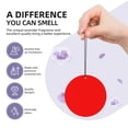 thumbnail image 5 of Car Fragrance Piece Four Pieces Of Fresh Air Lavender Smell Contains Lanyard Plastic Film Wrapped For The Bathroom Bed In The Car Room Red Round Shape, 5 of 8