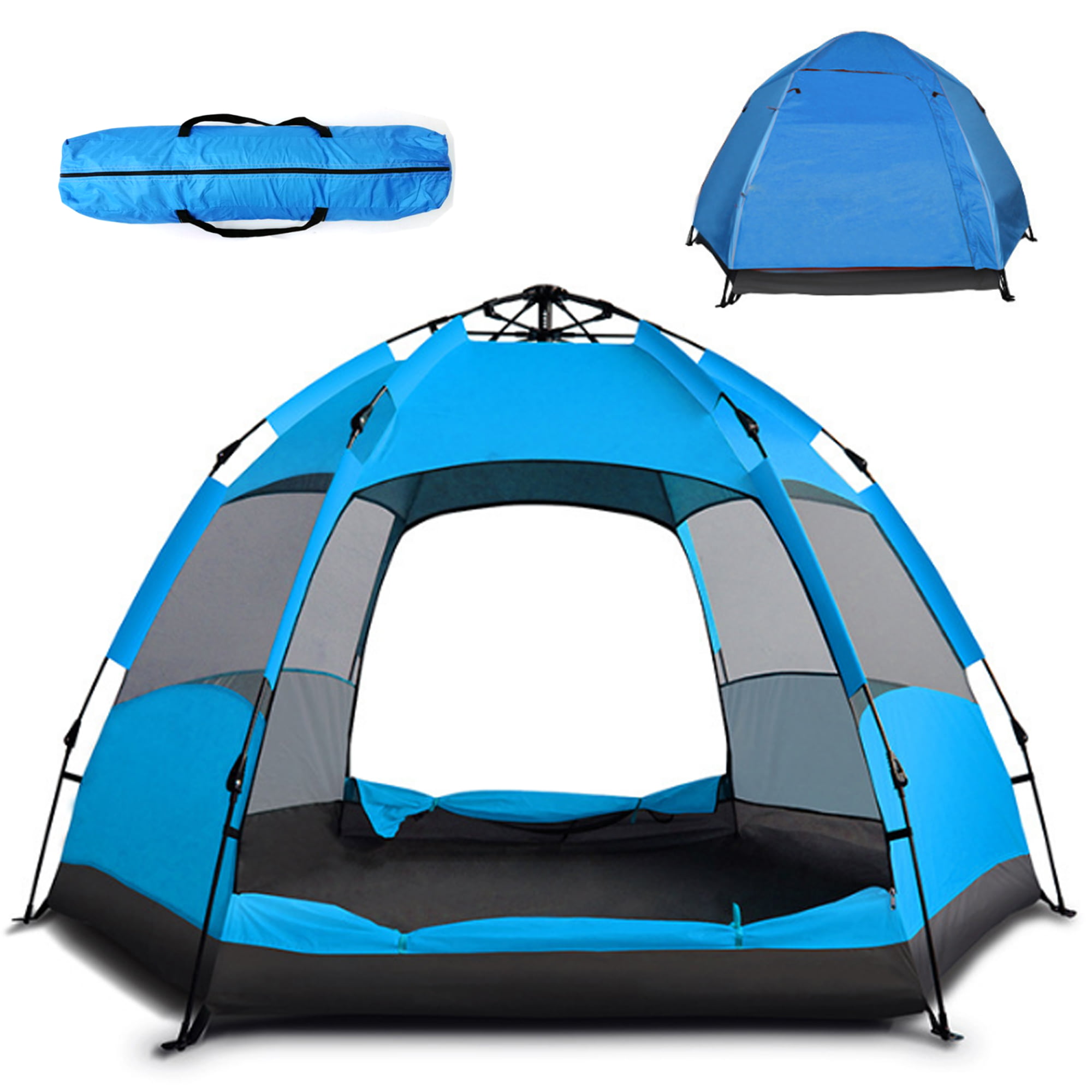 CHO Tent Instant Pop Up Tent Outdoor Camping Tent Lightweight 2-3 Person - Walmart.com