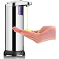 thumbnail image 1 of Stainless Steel Electric Soap Dispenser with Base, Waterproof Automatic Soap Dispenser, Infrared Sensor and Adjustable Switch, 1 of 5