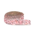 thumbnail image 2 of Rhinestones Ribbon 2Cm Width Hot  2M Decoration Bags Shoe Bag Clothing Mesh Drill Adhesive Color 2M Length Ribbons, 2 of 8