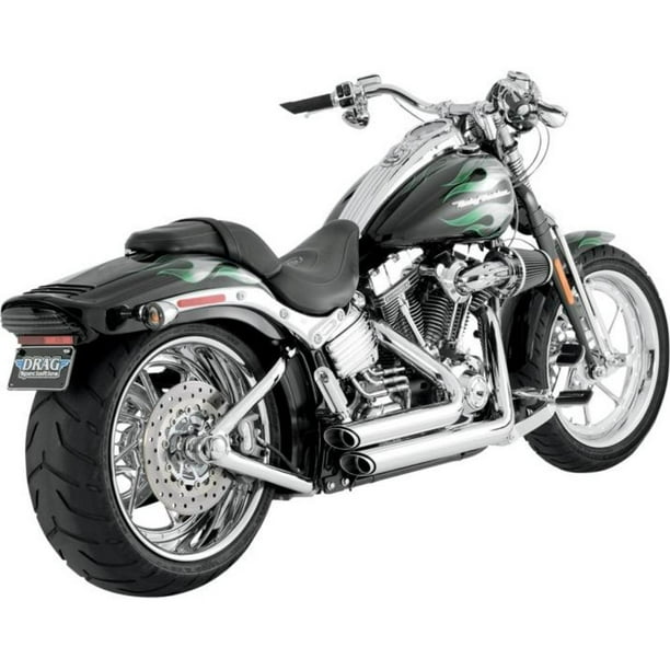 Vance & Hines 17221 Shortshots Staggered Exhaust System - Chrome