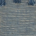 thumbnail image 5 of Mina Victory Life Styles Woven with Tassels Cotton Throw Pillow in Navy, 5 of 5