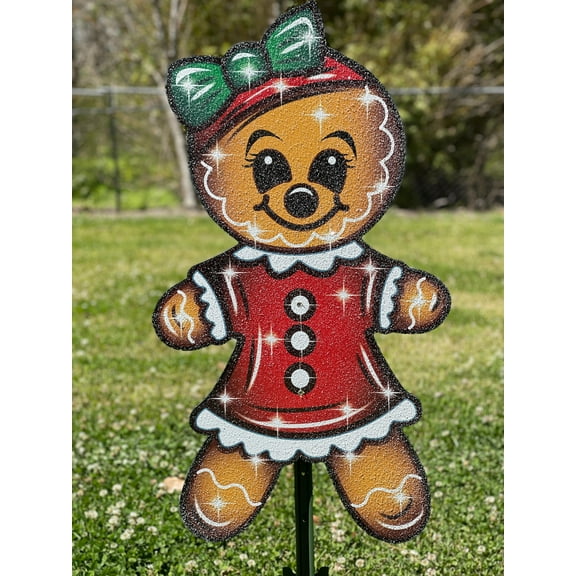 Gingerbread Ma Christmas Yard Art