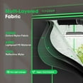 thumbnail image 2 of VIVOSUN P848 96"×48"×80" PRO Grow Tent, with Thick 1 inch Poles, Strengthened High Reflective Mylar Oxford Fabric, Extra Hanging Bars & High CFM Kit for Hydroponics Indoor Plant for AeroLight A200SE×4, 2 of 9