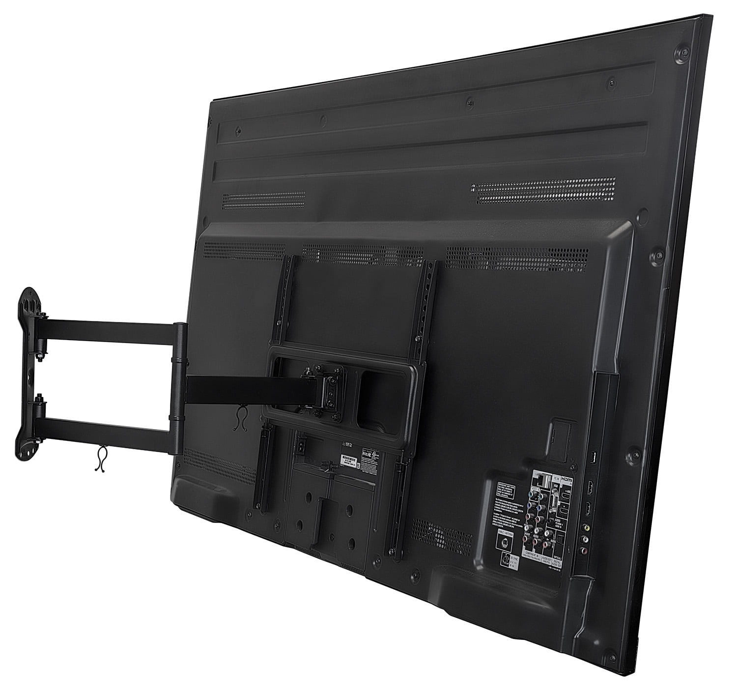 Mount-It! Full-Motion TV Wall Mount, Long 24" Extension, for 32" to 55" TV's, Capacity 77 lbs., Works on Corner Walls