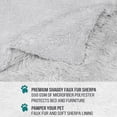 thumbnail image 3 of PetAmi Waterproof Dog Blanket For Medium Large Dog, Puppy Pet Blanket Couch Cover Protection, Sherpa Fleece Fuzzy Cat Blanket Throw, Couch Sofa Bed Furniture Protector Soft Reversible 40x60 Light Gray, 3 of 7