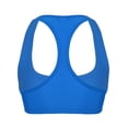 thumbnail image 5 of Fldy Men's Sleeveless Y Back Muscle Half Tank Top Vest Tee T-shirts Clubwear Stage Costume Crop Tops Blue XL, 5 of 7