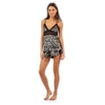 thumbnail image 4 of Ashford & Brooks Women's Satin Cami and Shorts Pajama Set - Leopard - Small, 4 of 6