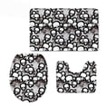 thumbnail image 1 of GOHAO Jinse-floral319 3 Piece Bathroom Rugs Set Bath Rug Contour Mat and Toilet Lid Cover, 1 of 2