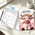 thumbnail image 4 of 2027-2030 Monthly Planner, 4-Year Calendar with Highland Cow Cover, Spiral Bound Notebook, Spacious Monthly Blocks, Long-Term Goal Organizer for Home, Office, Work, Daily Planning, 4 of 4