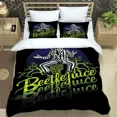 thumbnail image 3 of Juegos de ropa de cama de película de terror B-Beetlejuice, suministros exquisitos, juego de edredón, juego de cama, juego de cama, regalo de cumpleaños de lujo, 3 of 5