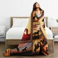 thumbnail image 4 of SPXUBZ Horse Blanket Wild Horse Blanket Flannel Blanket Sofa Couch Warm Soft Bed Blanket for All Season 50x60in, 4 of 7