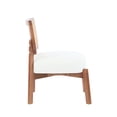 thumbnail image 3 of Woven Backrest and Wooden Frame Lounge Chairs / Minimalist Seating for Modern Spaces, 3 of 6