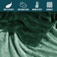 thumbnail image 4 of Flannel Fleece Ombre Throw Blanket for Couch | Soft Cozy Microfiber Couch Gradient Accent Blanket | Warm Lightweight Blanket for Sofa Chair Bed | All Season 50x60 Inches Emerald Green, 4 of 6