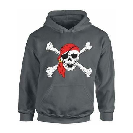 Awkward Styles Jolly Roger Skull Hooded Sweatshirt Pirate Flag Hoodie for Women Skull and Crossbones Hoodie Men Skull Pirate Sugar Skull Outfit for Dia de los Muertos Day of the Dead Gifts (Roger Federer Best Outfits)