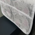thumbnail image 3 of Dragonfly Microwave Oven Cover, Shabby Form Roses Worn Old Vintage Backdrop with Moth Bugs Print, Water Resistant Organizer with Pockets for Kitchen, 36" x 12", Pale Pink Pale Grey, by Ambesonne, 3 of 4