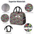 thumbnail image 4 of Obrewu Strawberry Plants Fruit Lunch Bag for Adult, Insulated, Leakproof, Oxford Cloth, 4 of 7