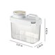 thumbnail image 3 of Contenedor Hermético para Alimentos con Pico Vertedor y Taza Medidora - Dispensador de Plástico Transparente para Arroz, Cereal, Harina, Granos y Pasta, Organizador para Despensa de Cocina., 3 of 8