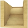 thumbnail image 4 of 7"W x 14"D x 7"H Wide Asheboro Rough Cedar Woodgrain TimberThane Corbel, Primed Tan, 4 of 6
