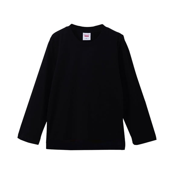 JUMESG Long Sleeve Shirts For Girls Girls Casual Tunic Tops Knot Front Long Sleeve Loose Soft Blouse T-Shirt (Black,6-7 Years)