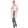 thumbnail image 1 of White Mark Manteau Cardigan Sherpa Léopard pour Femme, 1 of 6