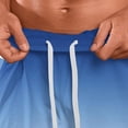 thumbnail image 6 of Stamzod Men's Workout Shorts Lightweight Gym Running Athletic Shorts with Pockets Elastic Waist Outdoor Hiking Shorts Light Blue-1 S, 6 of 6