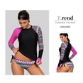 thumbnail image 4 of Women's Upf 50+ Rash Guard Long Sleeve, Water Beach Surf Swim Shirts, Uv/sun Protection Swimwearxxl, 4 of 5