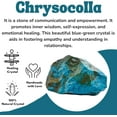 thumbnail image 3 of Chrysocolla Crystal Raw Stones (2 Pieces), 3 of 5