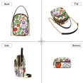 thumbnail image 3 of FORMRS Crossbody Bag for Women Quilted Travel Shoulder Cell Phone Purse with Chain Strap Handbag, Vegetables Pattern, 3 of 7