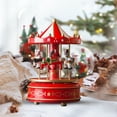 thumbnail image 6 of Aixig Christmas Musical Carousel Carousel Horse Home Decoration 6.3inch (Red 1), 6 of 6