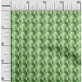 thumbnail image 2 of oneOone Rayon Green Fabric Geometric Sewing Material Print Fabric By The Yard 56 Inch Wide, 2 of 4