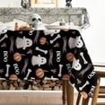 thumbnail image 3 of Halloween Tablecloth 60x84 Inch Rectangular, Ghost Pumpkin Black Washable Table Cover for Party Picnic Dinner Decor, 3 of 6