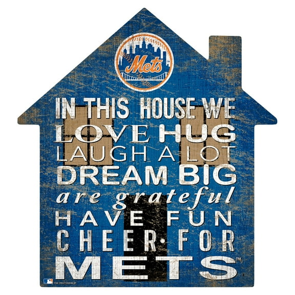 New York Mets 12'' Team House Sign