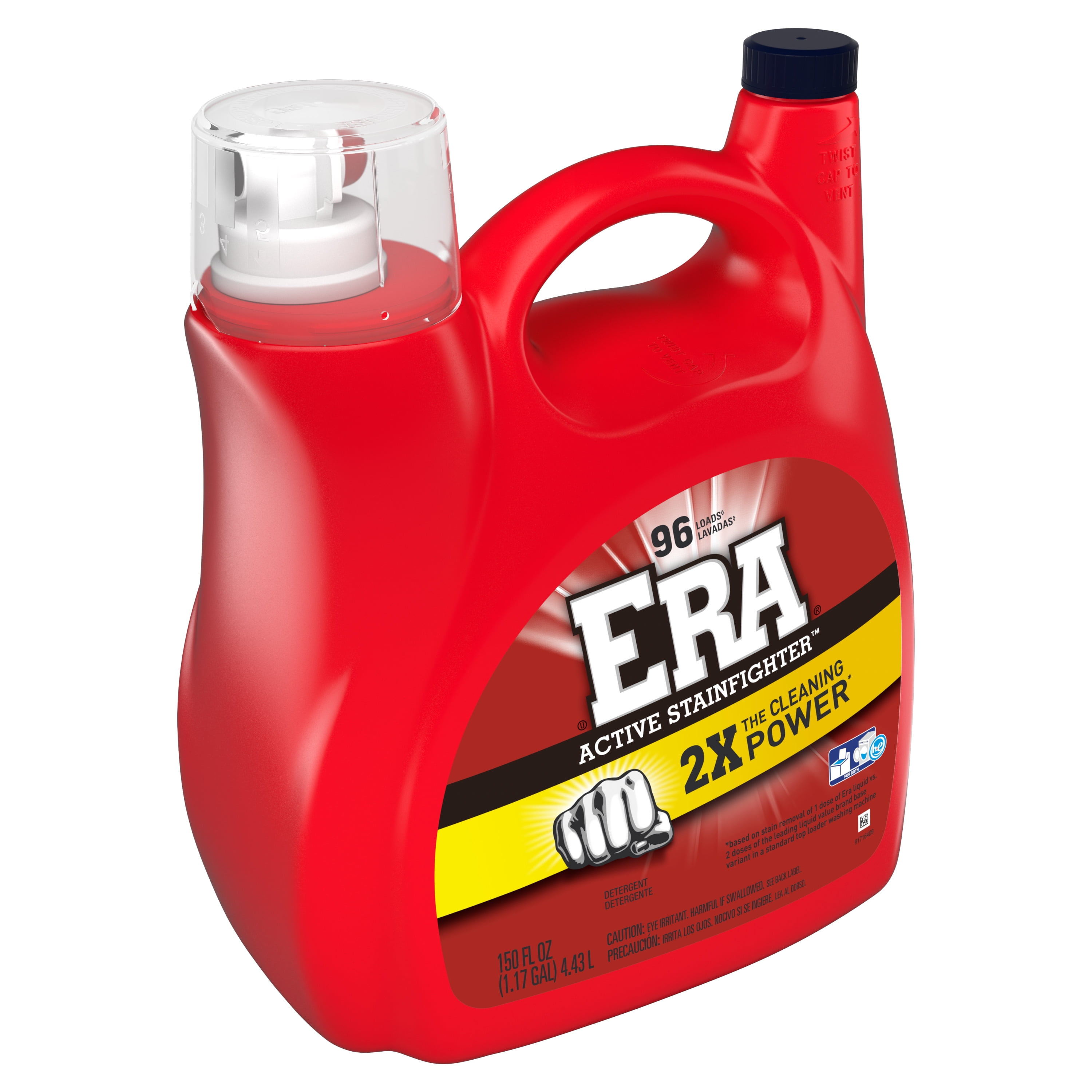 Era Active Stainfighter, 96 Loads Liquid Laundry Detergent, 150 Fl Oz