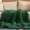 Green, variant on Cozy Cream Cable Knit Throw Blanket - Soft, Fluffy, Handmade, White Crochet Chenille Blanket with Boho Bedroom Decor - Perfect for Couch, Bed, and Living Room
