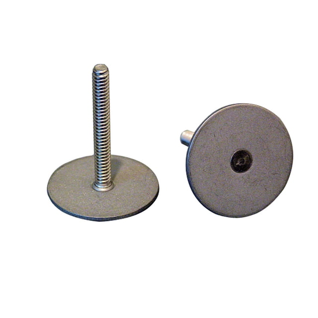 Soporte de acero inoxidable para soldar con pernos de 1,5 cm de alto con #10 x 24 roscas