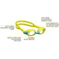 thumbnail image 2 of Cressi Dolphin 2.0 Goggle (Yellow/Blue, Clear Lens), 2 of 7