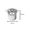 thumbnail image 4 of Vaporera De Aluminio Triple Fuerte No. 50 Capacidad 59 Litros, 4 of 4