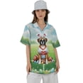 thumbnail image 4 of Happy Easter Hello Spring Boxer Playing Football Hawaiian Shirt Breathable Summer Unisex Merch Boxers Dog Lover Gifts Idea - 13003, 4 of 6