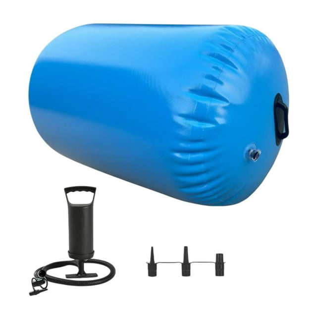 Almencla Gymnastics Mat Gymnastics Barrel for Body Coordination Balance Exercise Blue