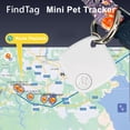 thumbnail image 3 of Cat Tracker, Pet GPS Tracking Tag for Cats with Silicone Collar Holder, Only for IOS System, Cat Finder Locator Tag Compatible with Google Find My Device, No Subscription, 3 of 6