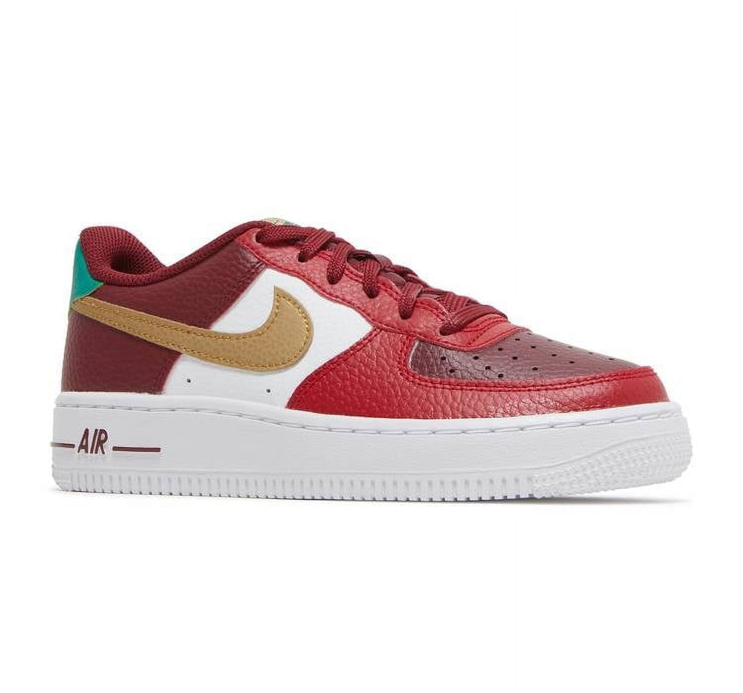 air force 4 metallic red