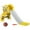 Yellow#5, variant on Kids Slides Aosom Kids Push Ride On Car with Working PA System and Horn, Police Truck Style Foot-to-Floor Sliding Car for Boys and Girls with Under-Seat Storage, for 18 Months to 5 Years Old, White,