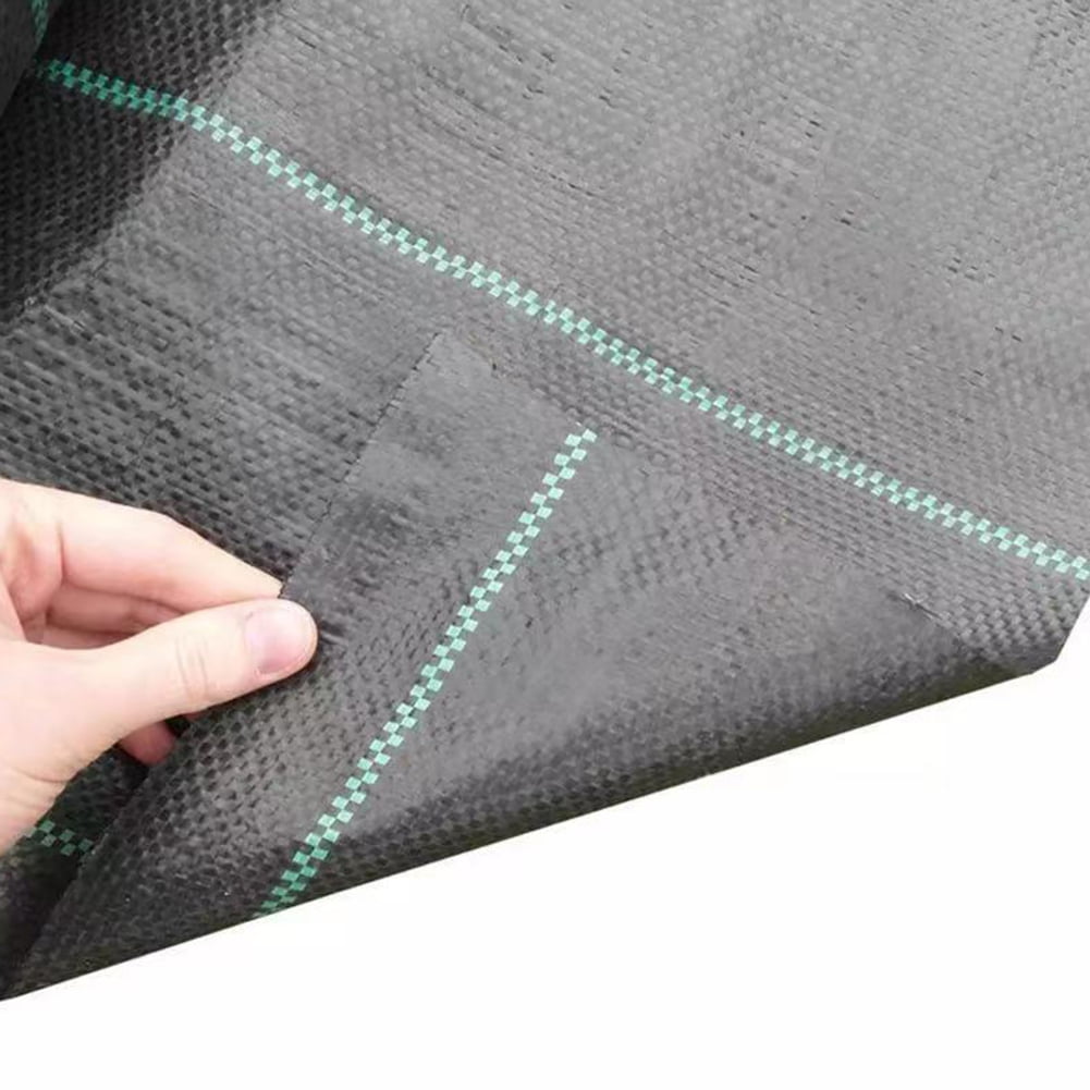 Garden Weed Barrier Landscape Fabric 5 x 10Ft Heavy-Duty Weed Barrier Fabric Garden Landscaping Fabric Roll Weed Cloth Ground Cover Woven for Yard, Flower Bed, Garden