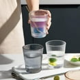 thumbnail image 3 of SOFTGAS Toothbrush Cup Holder, Bathroom Tumbler, Unbreakable Cup, Reusable mouthwash Cup, Mug 4PCS (Transparent&Grey&Blue&Green), 3 of 7