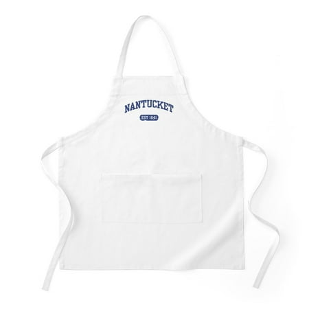 

CafePress - Nantucket EST 1641 BBQ - Kitchen Apron with Pockets Grilling Apron Baking Apron