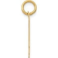 thumbnail image 3 of 14K Yellow Gold Small Polished Number 14 Charm Made In United States ls14, 3 of 6